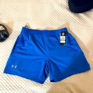 Under armour blue shorts for men